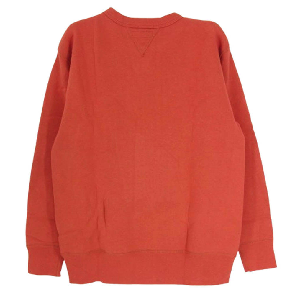 The REAL McCOY'S ザリアルマッコイズ MC13111 10 OZ. LOOPWHEEL SWEATSHIRT 吊り編みスウェット チェリー レッド系 M【美品】【中古】