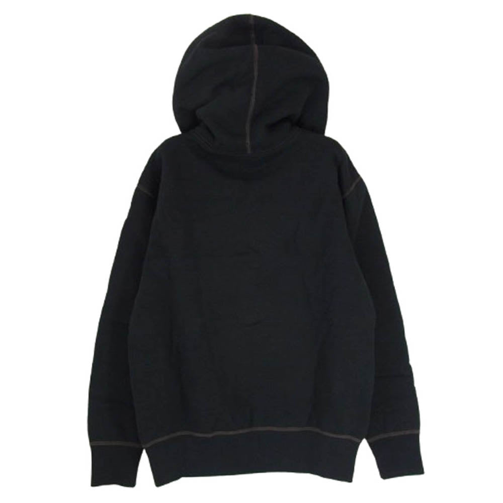 The REAL McCOY'S ザリアルマッコイズ MC18115 BALL PARK 12 oz. FULL ZIP PARKA 12オンス フルジップ パーカー ブラック系 S【中古】