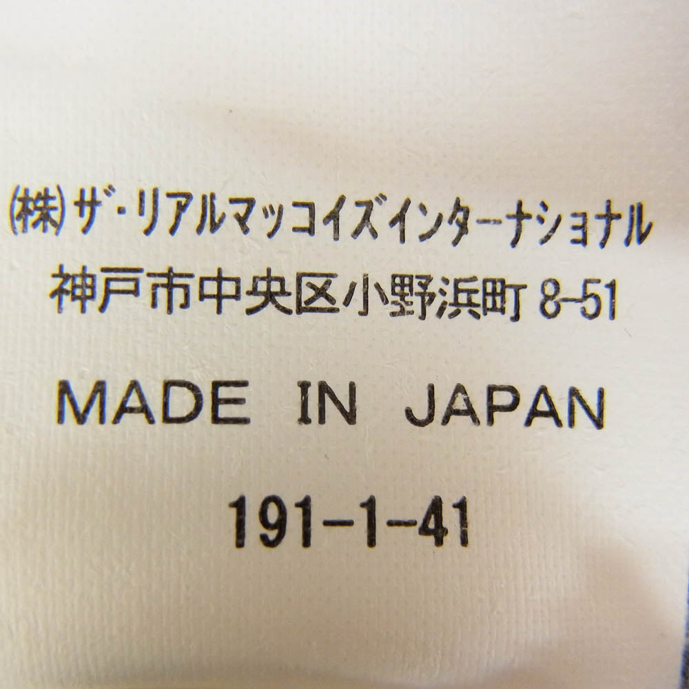 The REAL McCOY'S ザリアルマッコイズ MC18115 BALL PARK 12 oz. FULL ZIP PARKA 12オンス フルジップ パーカー グレー系 S【中古】