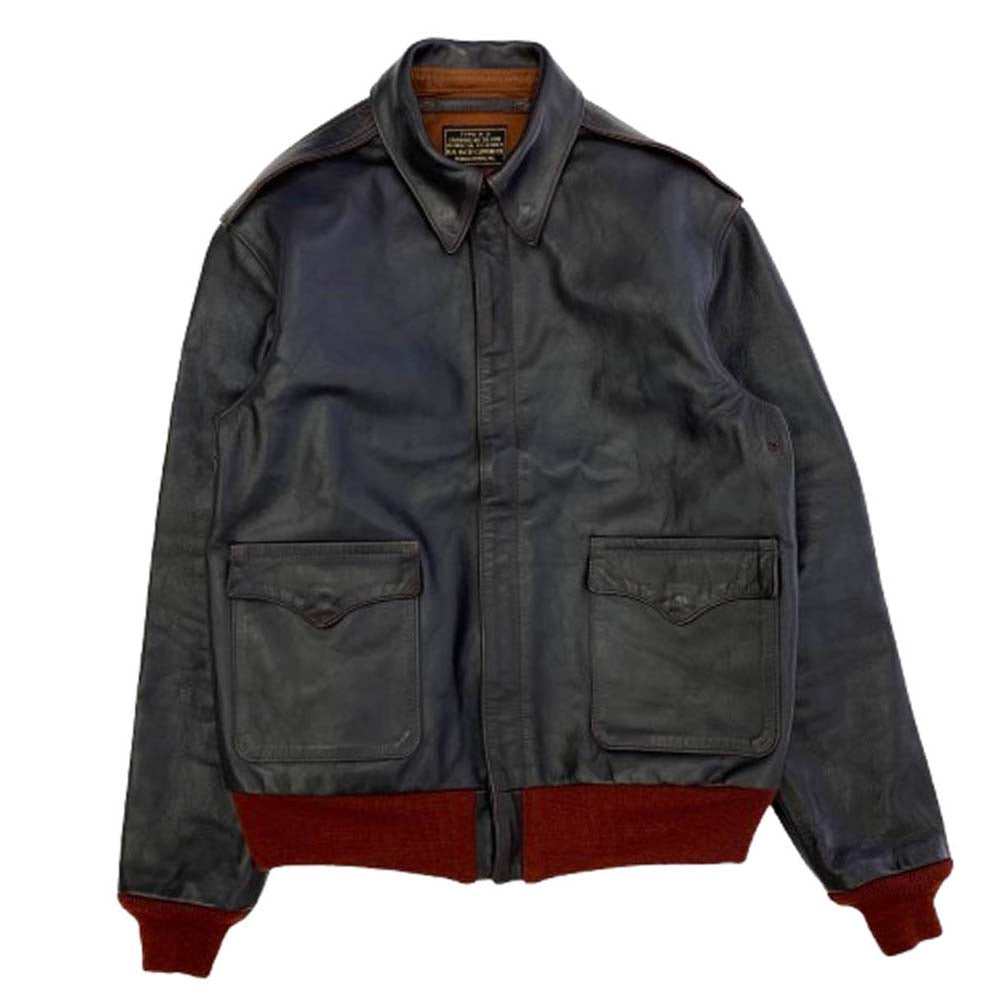 The REAL McCOY'S ザリアルマッコイズ 21SS MJ21001 TYPE A-2 CANYON RED ホースハイド キャニオンレッド フライト ジャケット ブラウン系 40【中古】