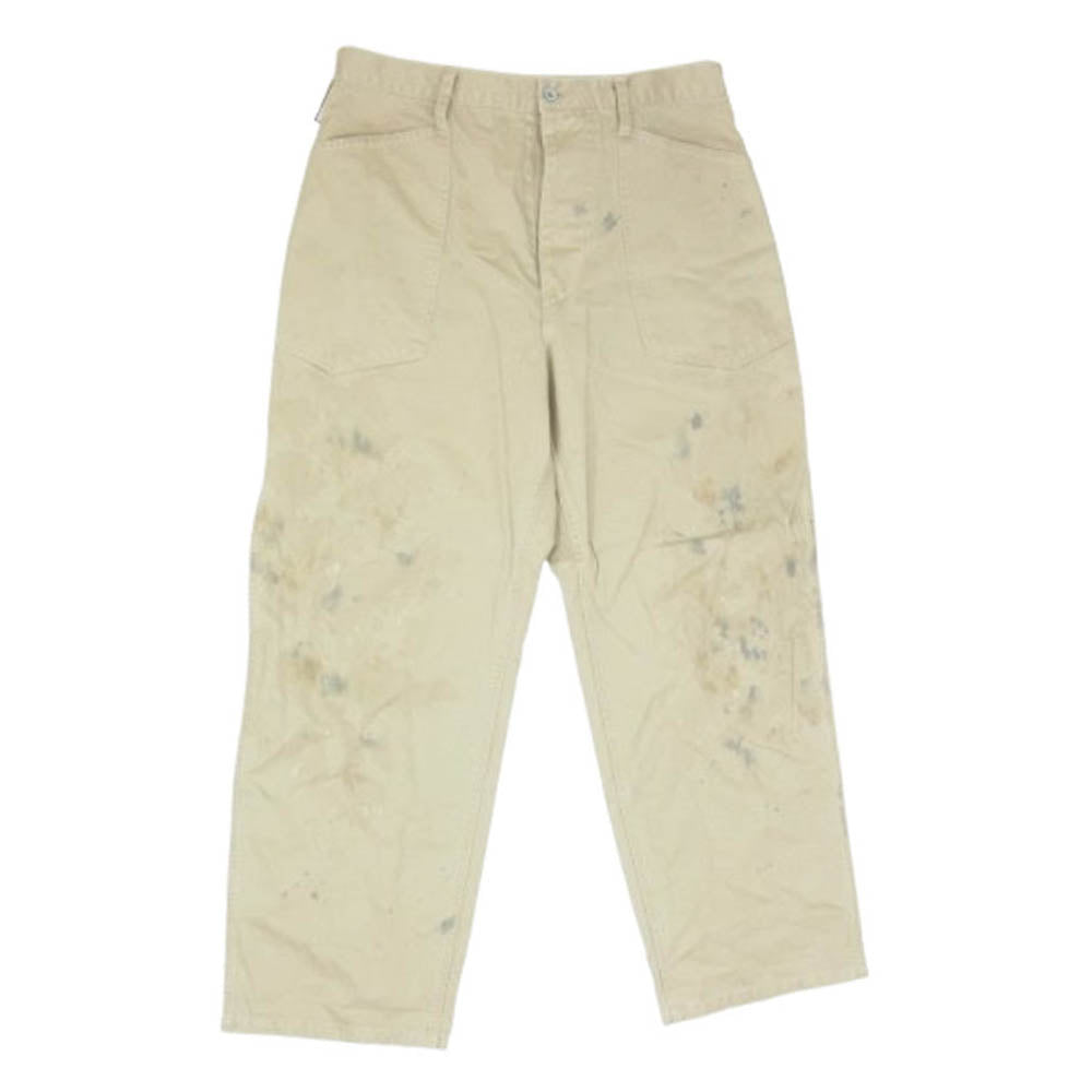 BOWWOW バウワウ 30s ARMY TROUSER DUSTY アーミー トラウザー パンツ ベージュ系 L【美品】【中古】