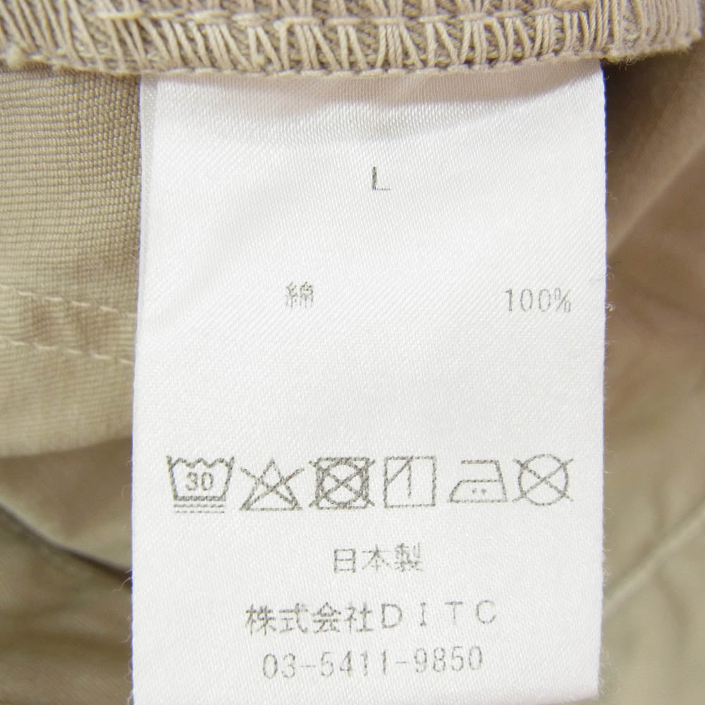 BOWWOW バウワウ 30s ARMY TROUSER DUSTY アーミー トラウザー パンツ ベージュ系 L【美品】【中古】