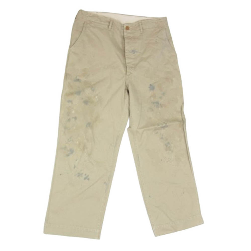 BOWWOW バウワウ 40s ARMY TROUSER DUSTY アーミー トラウザー パンツ ベージュ系 L【美品】【中古】