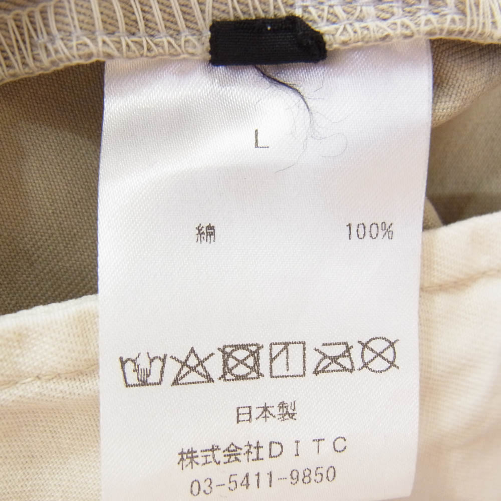 BOWWOW バウワウ 40s ARMY TROUSER DUSTY アーミー トラウザー パンツ ベージュ系 L【美品】【中古】