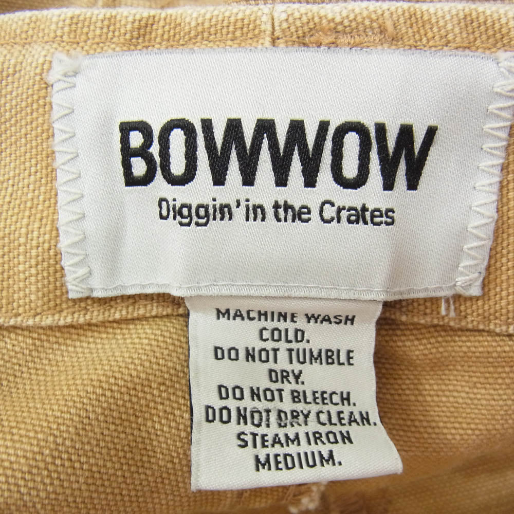 BOWWOW バウワウ DUCK CARGO PANTS ダック カーゴパンツ ブラウン系 L【美品】【中古】