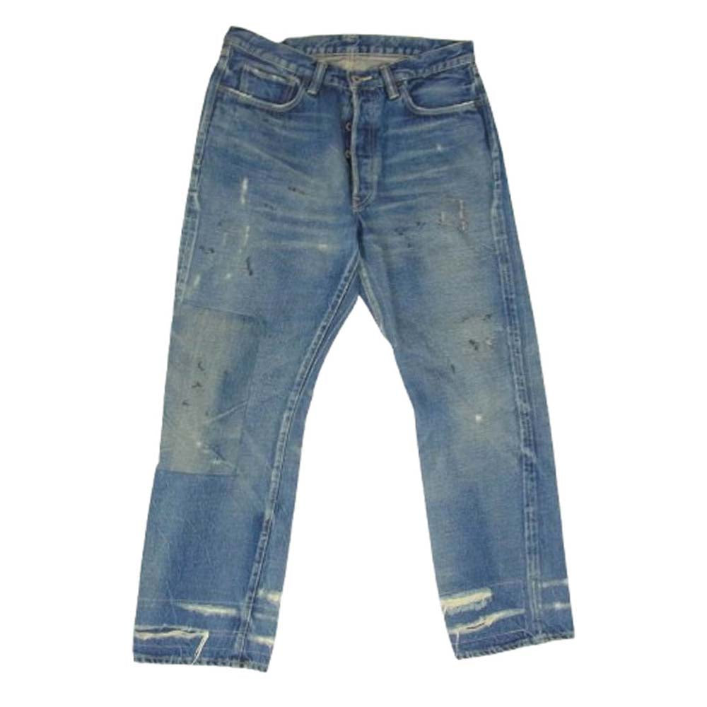 JELADO ジェラード JP41333 44DENIM VINTAGE FINISH 大戦モデル ヴィンテージ加工 デニムパンツ インディゴブルー系 サイズ表記無【美品】【中古】