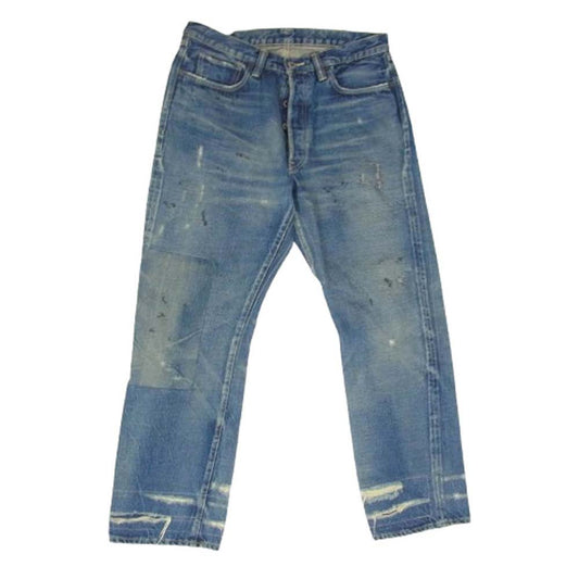 JELADO ジェラード JP41333 44DENIM VINTAGE FINISH 大戦モデル ヴィンテージ加工 デニムパンツ インディゴブルー系 サイズ表記無【美品】【中古】