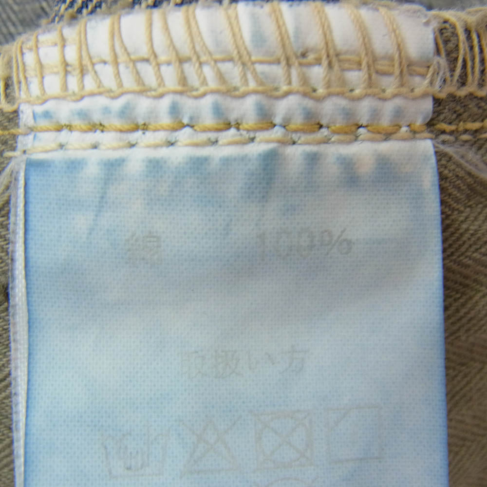 JELADO ジェラード JP41333 44DENIM VINTAGE FINISH 大戦モデル ヴィンテージ加工 デニムパンツ インディゴブルー系 サイズ表記無【美品】【中古】