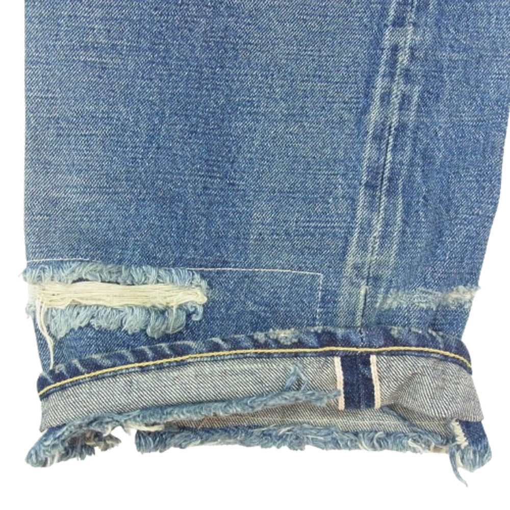JELADO ジェラード JP41333 44DENIM VINTAGE FINISH 大戦モデル ヴィンテージ加工 デニムパンツ インディゴブルー系 サイズ表記無【美品】【中古】
