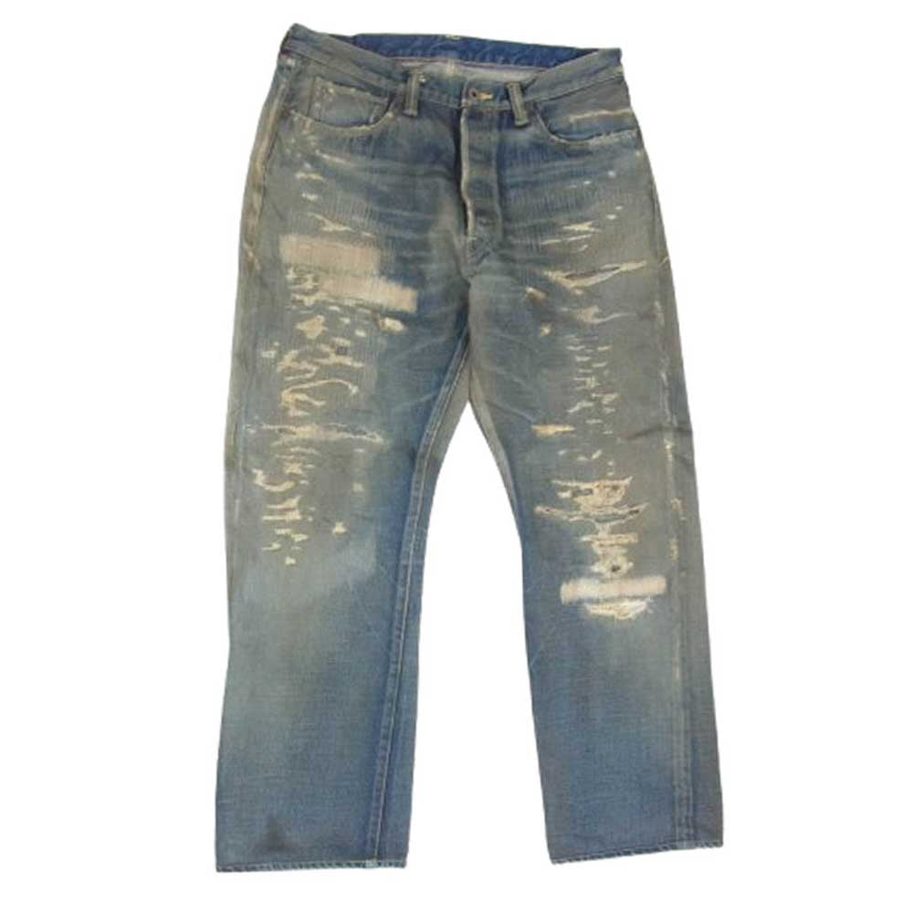 JELADO ジェラード JP52319 BASIC COLLECTION 44DENIM VINTAGE FINISH ヴィンテージ加工 デニムパンツ インディゴブルー系 36【美品】【中古】