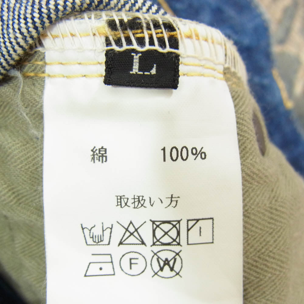 JELADO ジェラード JP52319 BASIC COLLECTION 44DENIM VINTAGE FINISH ヴィンテージ加工 デニムパンツ インディゴブルー系 36【美品】【中古】