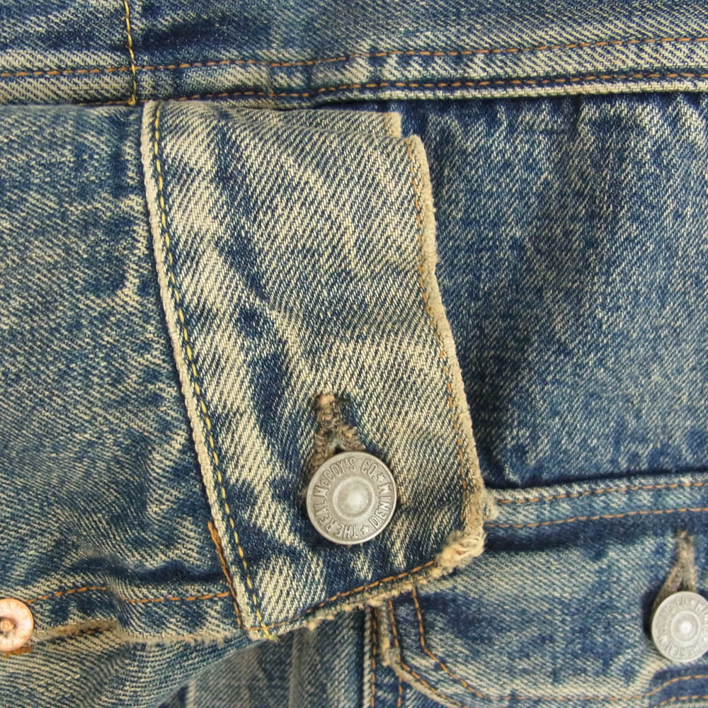 The REAL McCOY'S ザリアルマッコイズ MJ21018 001XXJ ヴィンテージ加工 2nd TYPE デニムジャケット インディゴブルー系 38【美品】【中古】