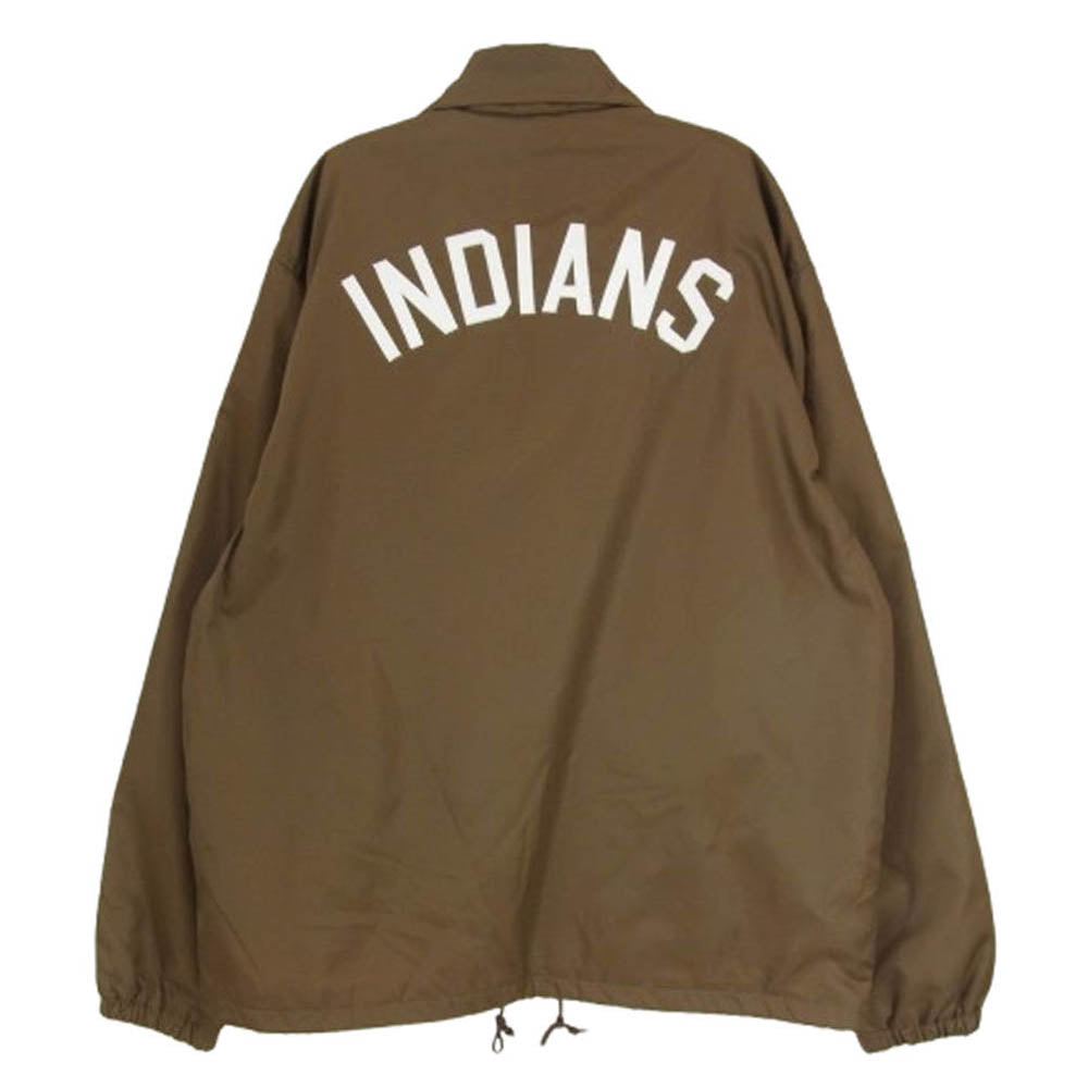The REAL McCOY'S ザリアルマッコイズ MJ22020 JOE McCOY NYLON COACH JACKET INDIAN インディアン ナイロン コーチジャケット ブラウン系 M【美品】【中古】