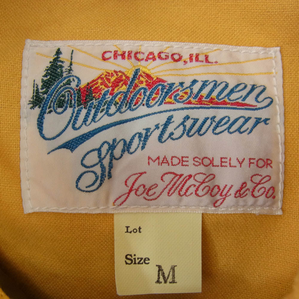 The REAL McCOY'S ザリアルマッコイズ MJ22020 JOE McCOY NYLON COACH JACKET INDIAN インディアン ナイロン コーチジャケット ブラウン系 M【美品】【中古】