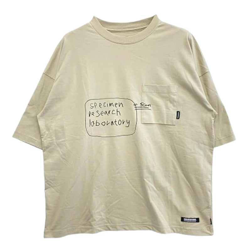NEIGHBORHOOD ネイバーフッド 22SS 221BUNH-CSM02 SHELTECH SHIRT SS シェルテック クルーネック 半袖 Tシャツ ベージュ系 M【中古】