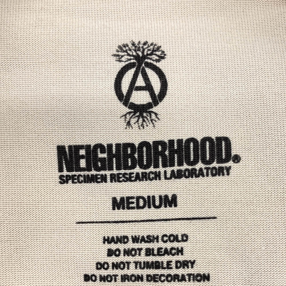 NEIGHBORHOOD ネイバーフッド 22SS 221BUNH-CSM02 SHELTECH SHIRT SS シェルテック クルーネック 半袖 Tシャツ ベージュ系 M【中古】