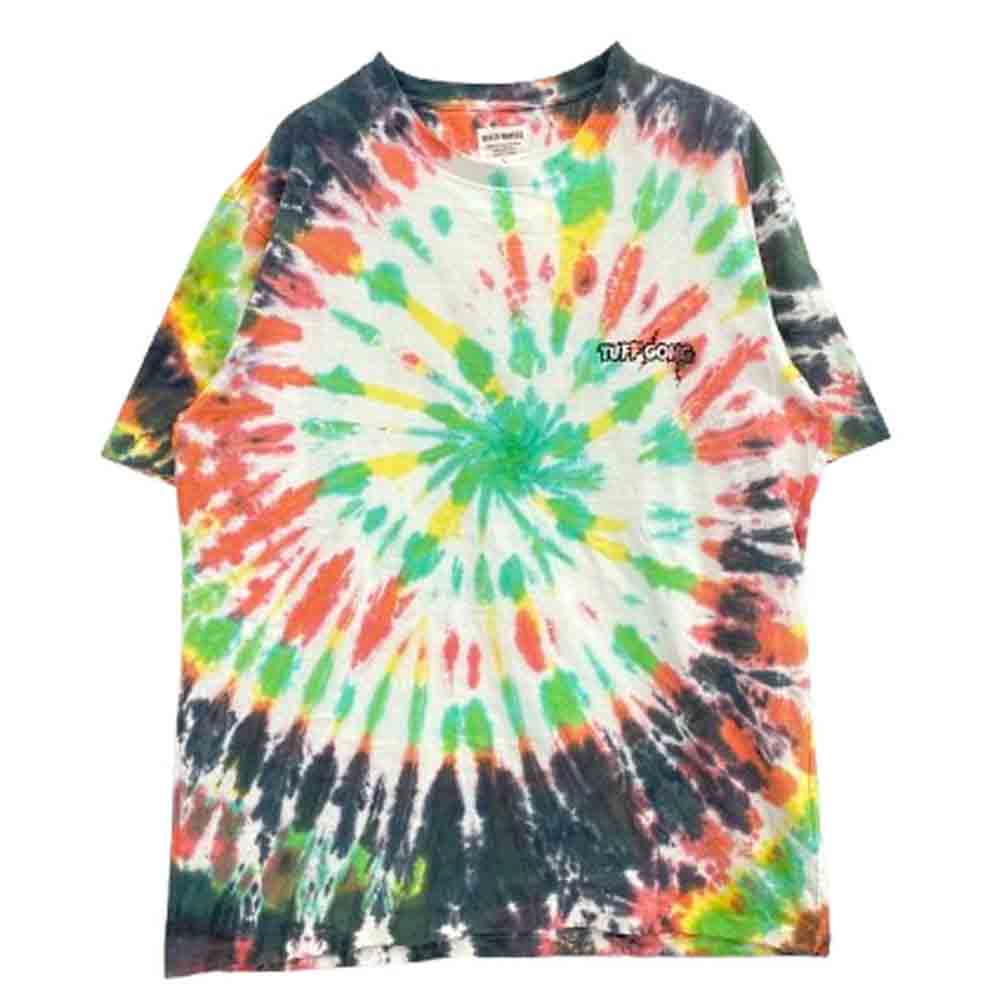 WACKO MARIA ワコマリア TUFFGONG-WM-TD01 × TUFF GONG タフ・ゴング TYE DYE CREW NECK T-SHIRTS TYPE-1 タイダイ 半袖 Tシャツ マルチカラー系 L【中古】