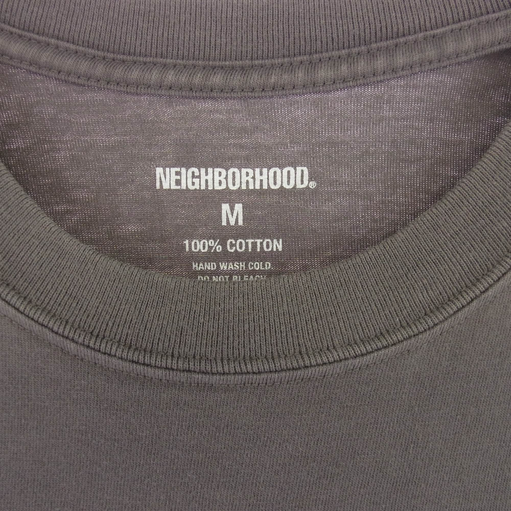 NEIGHBORHOOD ネイバーフッド 21SS 211PCNH-ST11 E.H.G./C-TEE.SS KILL YOUR BOSS クルーネック 半袖 Tシャツ チャコール系 M【中古】