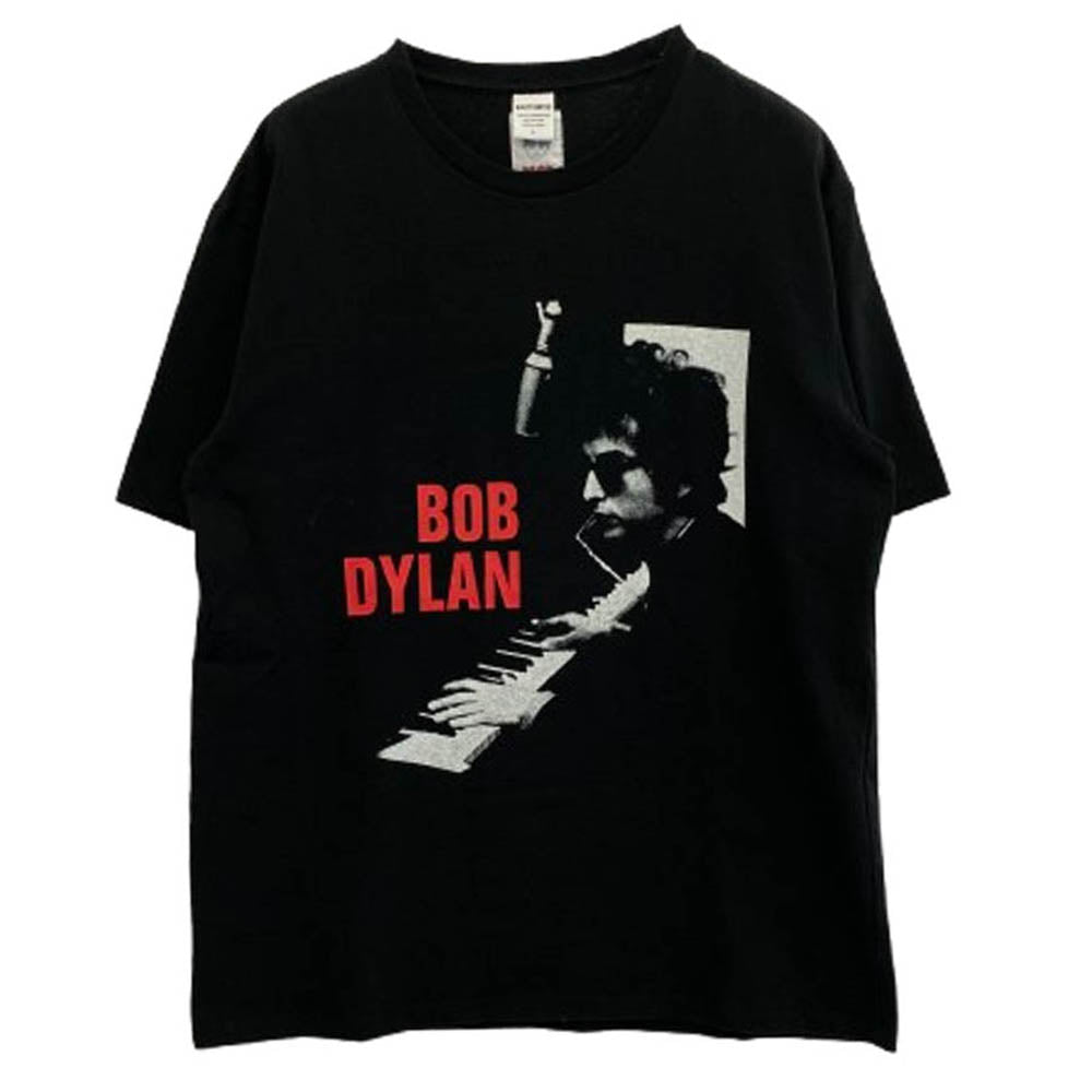 WACKO MARIA ワコマリア BOB DYLAN WASHED HEAVY WEIGHT CREW NECK T-SHIRT ボブディラン 半袖 Tシャツ ブラック系 L【中古】