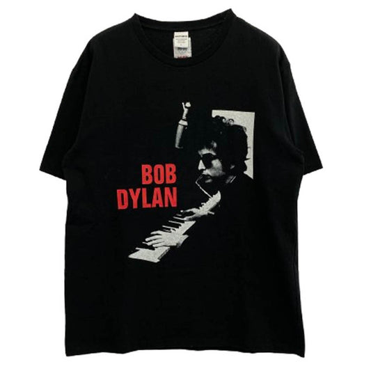 WACKO MARIA ワコマリア BOB DYLAN WASHED HEAVY WEIGHT CREW NECK T-SHIRT ボブディラン 半袖 Tシャツ ブラック系 L【中古】