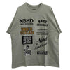 NEIGHBORHOOD ネイバーフッド 22SS NH-11 C-TEE ロゴプリント 半袖 クルーネック Tシャツ グレー系 L【中古】