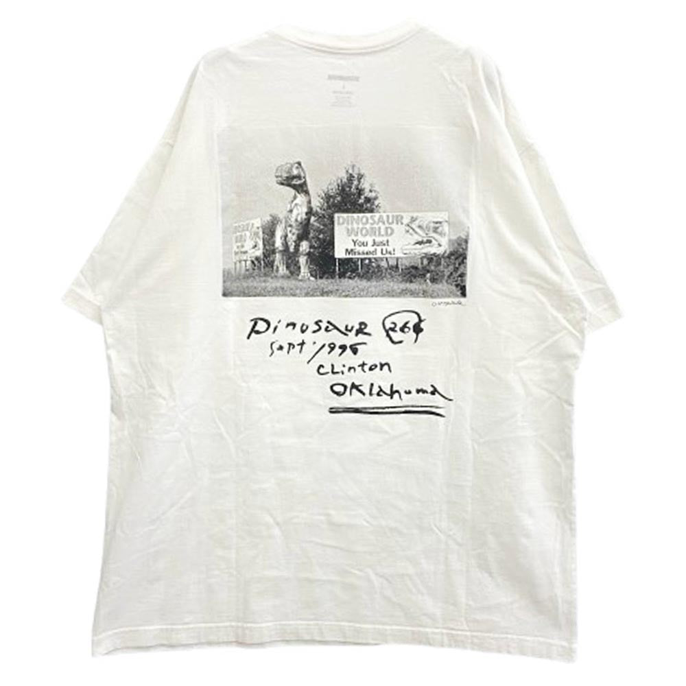 NEIGHBORHOOD ネイバーフッド 22SS 221PCNON-ST04 ON-4/C-TEE.SS 長濱治 プリント クルーネック 半袖 Tシャツ ホワイト系 L【中古】
