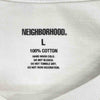 NEIGHBORHOOD ネイバーフッド 22SS 221PCNON-ST04 ON-4/C-TEE.SS 長濱治 プリント クルーネック 半袖 Tシャツ ホワイト系 L【中古】