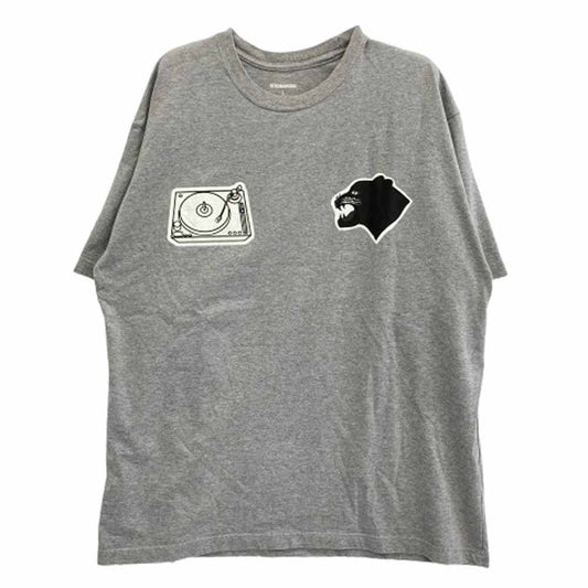 NEIGHBORHOOD ネイバーフッド 23SS NH.TEE SS-13 バック プリント Tシャツ グレー系 L【中古】