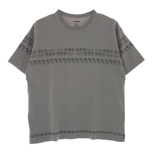 NEIGHBORHOOD ネイバーフッド 22SS × DR.WOO ドクター・ウー グラフィック 半袖 Tシャツ グレー系 L【中古】