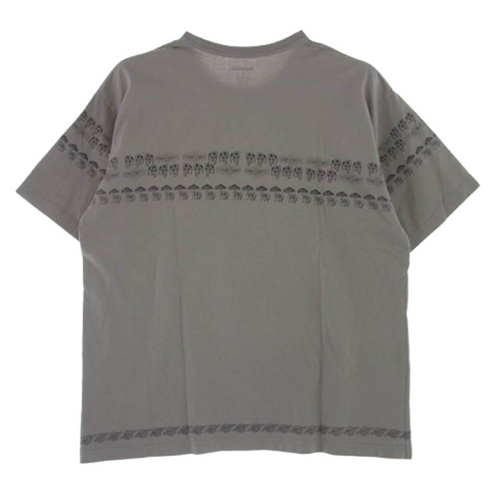 NEIGHBORHOOD ネイバーフッド 22SS × DR.WOO ドクター・ウー グラフィック 半袖 Tシャツ グレー系 L【中古】