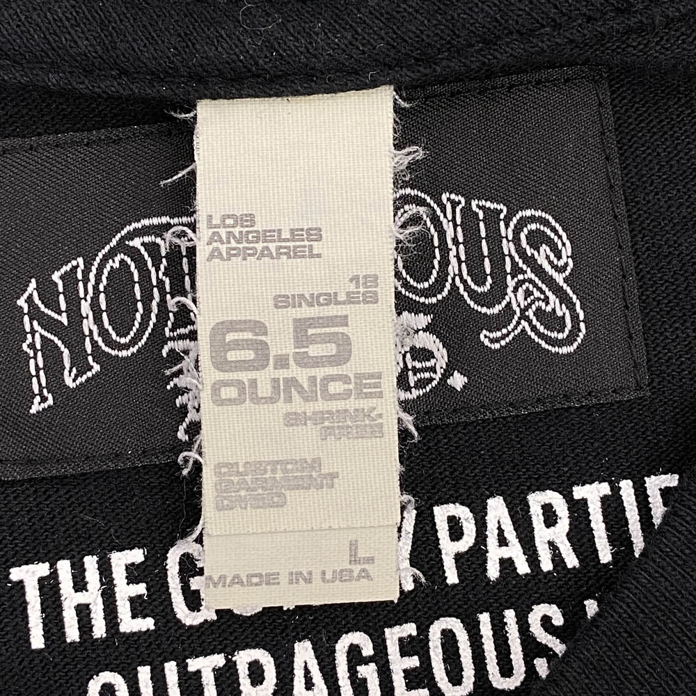 WACKO MARIA ワコマリア BIGGIE-WM-TEE01 THE NOTORIOUS B.I.G. CREW NECK T-SHIRT TYPE-1 ノトーリアスBIG 半袖 Tシャツ ブラック系 L【中古】