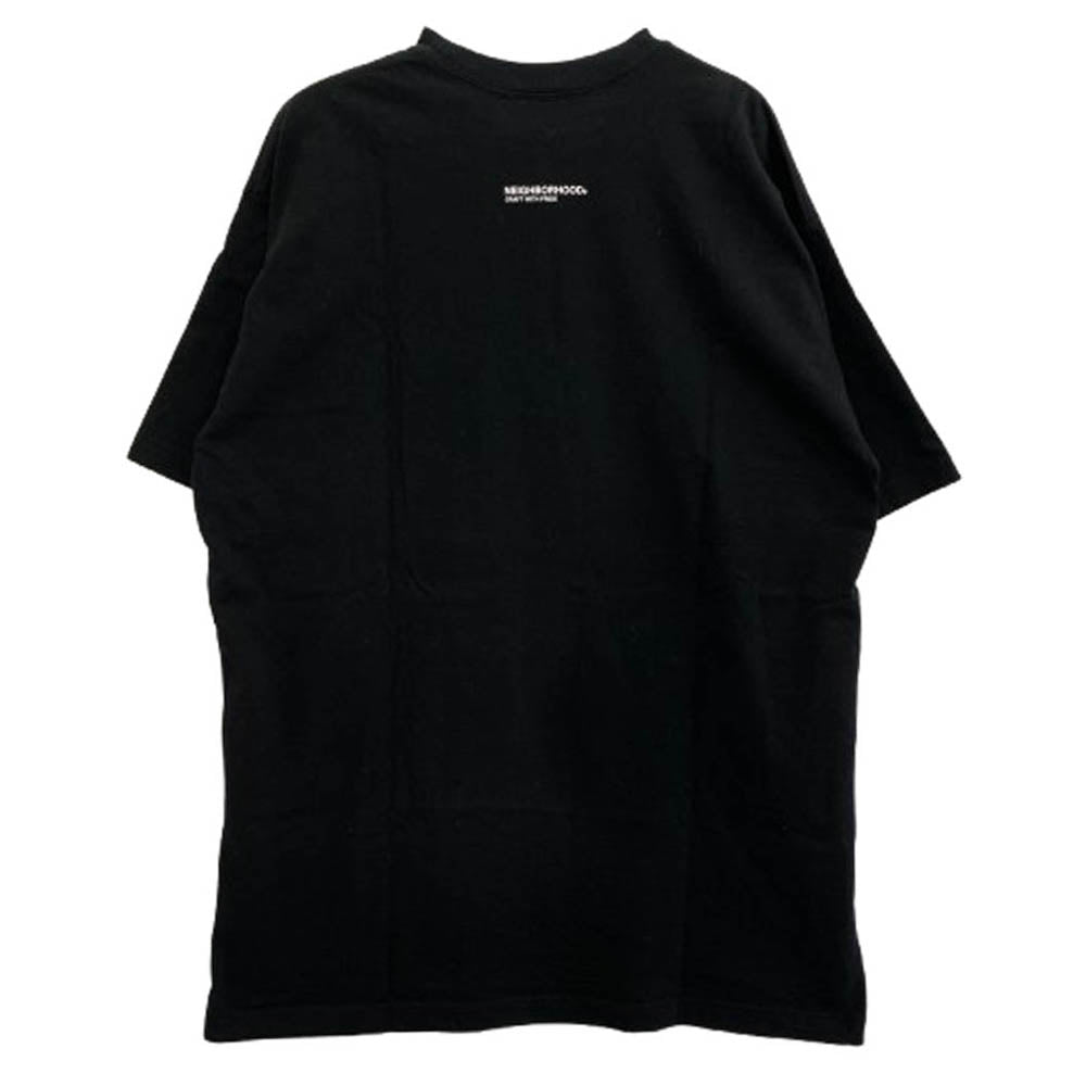 NEIGHBORHOOD ネイバーフッド 22AW URGE/C-TEE.SS プリント Tシャツ ブラック系 L【中古】