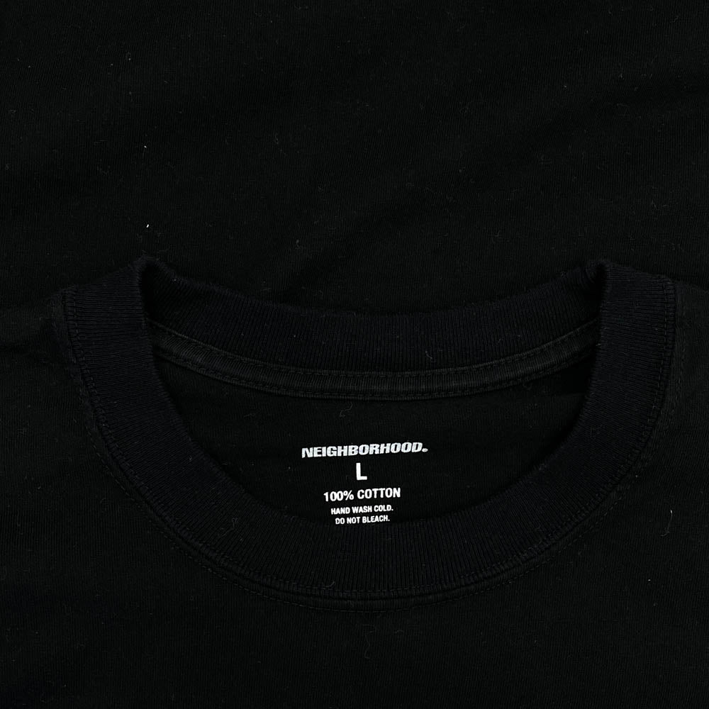 NEIGHBORHOOD ネイバーフッド 22AW URGE/C-TEE.SS プリント Tシャツ ブラック系 L【中古】