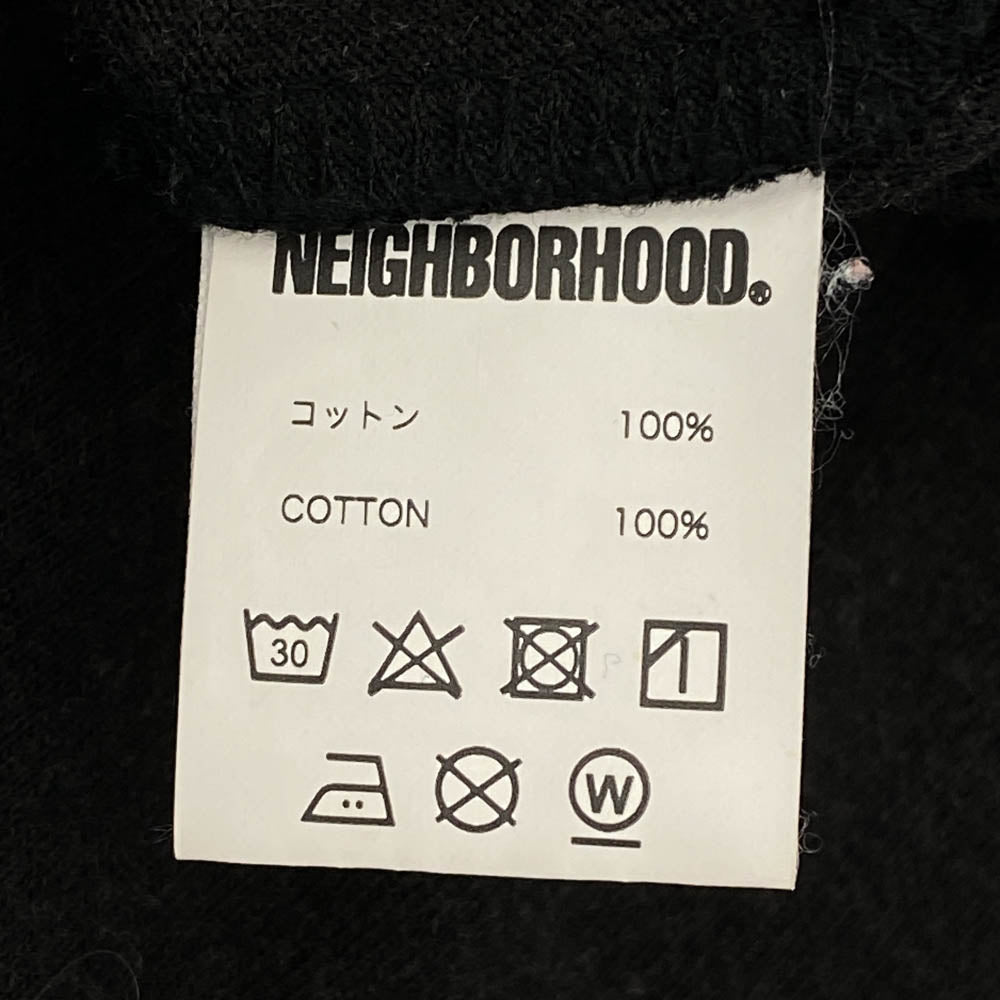 NEIGHBORHOOD ネイバーフッド 23SS 231PCGFN-CS01S × The Great Frog グレートフロッグ プリント 半袖 Tシャツ ブラック系 L【中古】