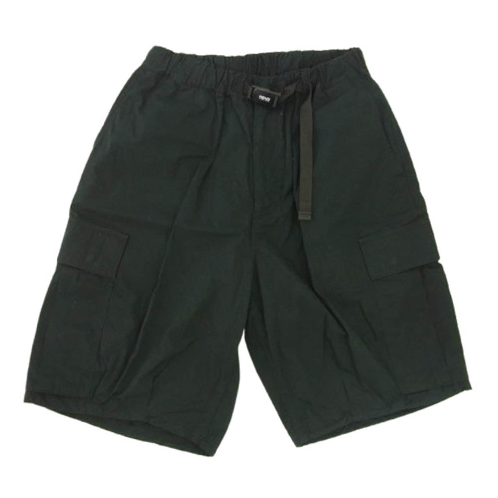 NEIGHBORHOOD ネイバーフッド 22SS 221YTNH-PTM02 ワイド カーゴ ショーツ ハーフ ショート パンツ ブラック系 S【中古】