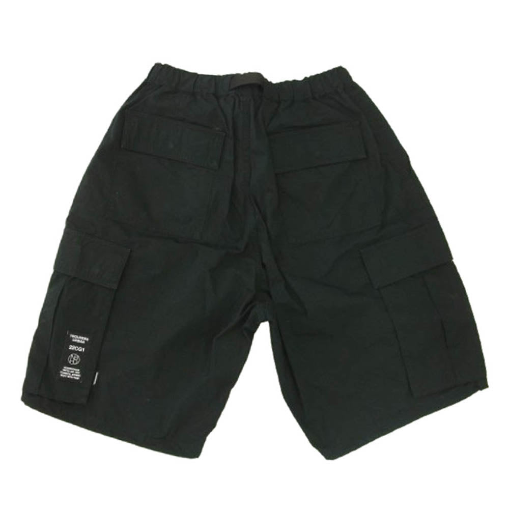 NEIGHBORHOOD ネイバーフッド 22SS 221YTNH-PTM02 ワイド カーゴ ショーツ ハーフ ショート パンツ ブラック系 S【中古】