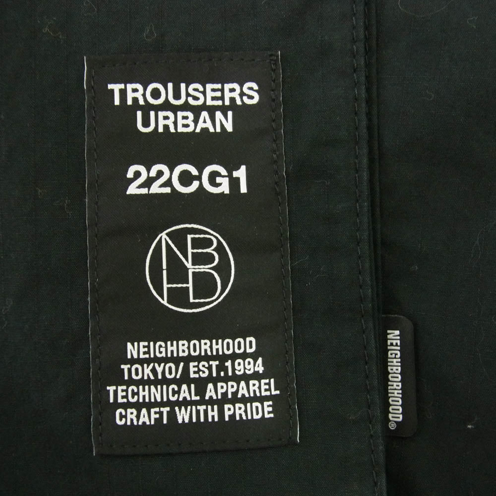 NEIGHBORHOOD ネイバーフッド 22SS 221YTNH-PTM02 ワイド カーゴ ショーツ ハーフ ショート パンツ ブラック系 S【中古】