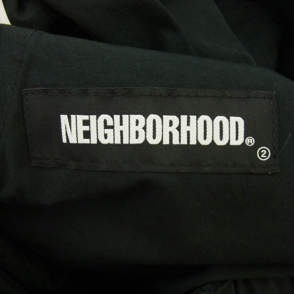 NEIGHBORHOOD ネイバーフッド 22SS 221YTNH-PTM02 ワイド カーゴ ショーツ ハーフ ショート パンツ ブラック系 S【中古】