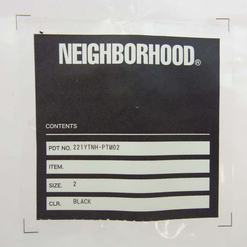 NEIGHBORHOOD ネイバーフッド 22SS 221YTNH-PTM02 ワイド カーゴ ショーツ ハーフ ショート パンツ ブラック系 S【中古】