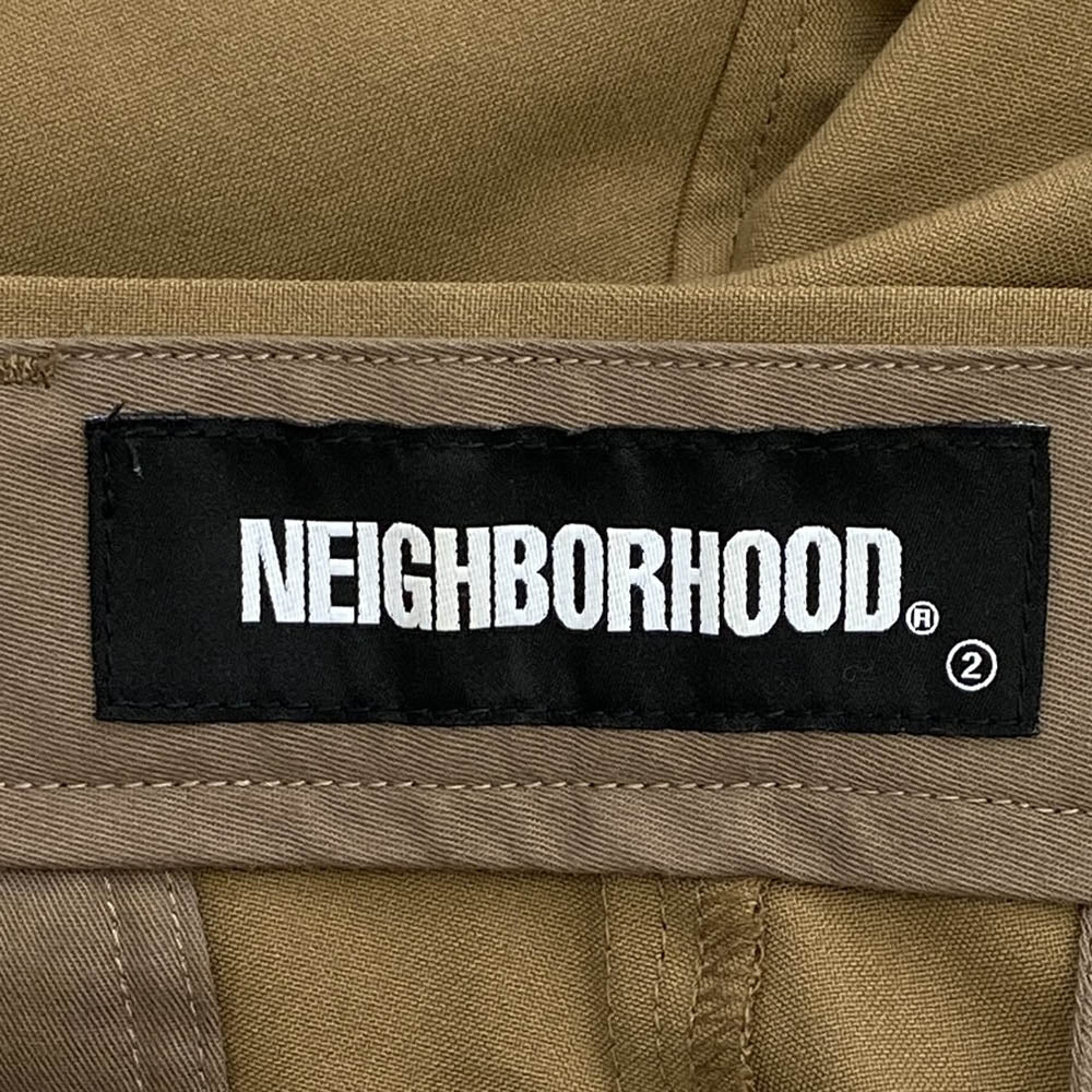 NEIGHBORHOOD ネイバーフッド 21SS 211AQNH-PTM02 TUCK/ER-PT タック パンツ スラックス ベージュ系 S【中古】