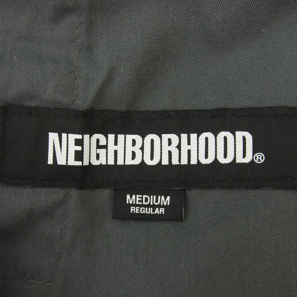 NEIGHBORHOOD ネイバーフッド 23SS 231AQNH-PTM06 SPIDERWEB TUCK PANTS クモの巣 タック パンツ グレー系 M【中古】