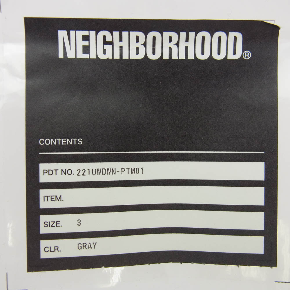NEIGHBORHOOD ネイバーフッド 221UWDWN-PTM01 × Dr. Woo Shorts ドクターウー ショーツ ハーフ ショート パンツ グレー系 M【中古】