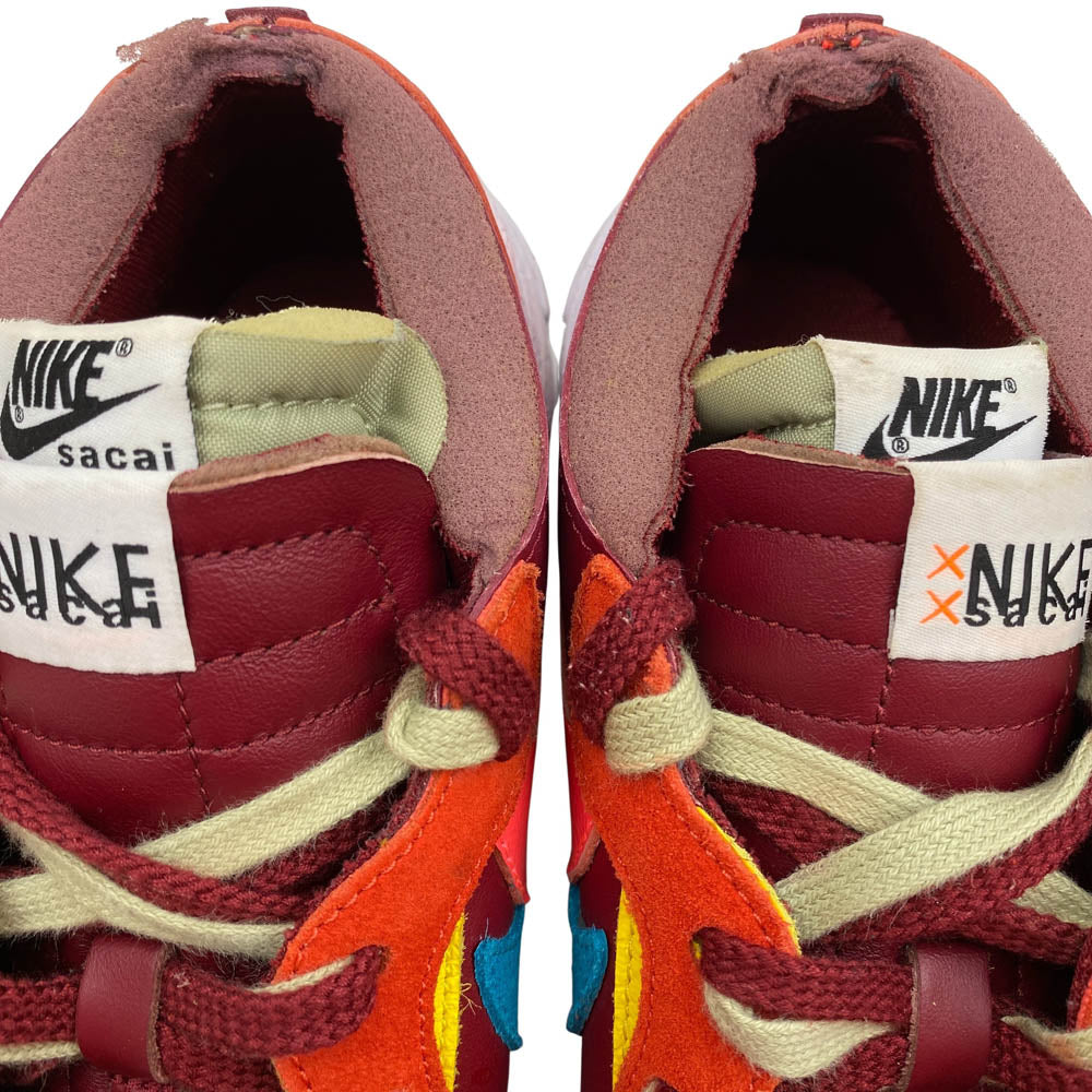 NIKE ナイキ DM7901-600 × sacai サカイ KAWS カウズ Blazer Low Team Red ブレーザー ローカットスニーカー ワインレッド系 27cm【中古】