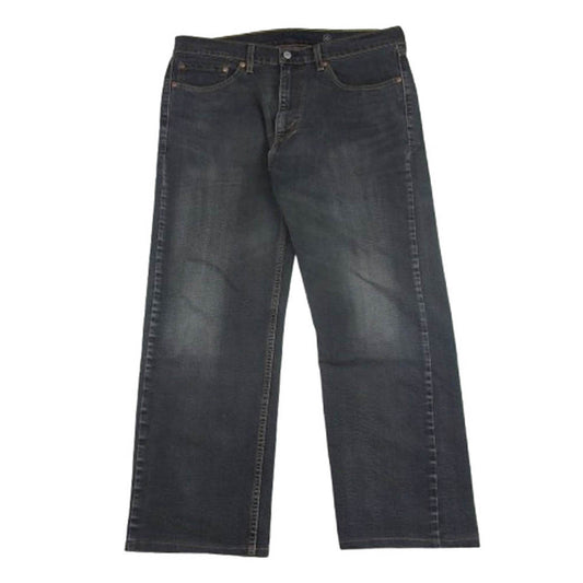 Levi's リーバイス PC9-00505-2311 505 ジップフライ ストレート ブラック デニム パンツ ブラック系 W36L32【中古】