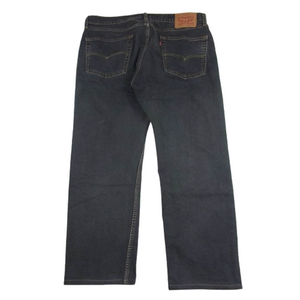 Levi's リーバイス PC9-00505-2311 505 ジップフライ ストレート ブラック デニム パンツ ブラック系 W36L32【中古】