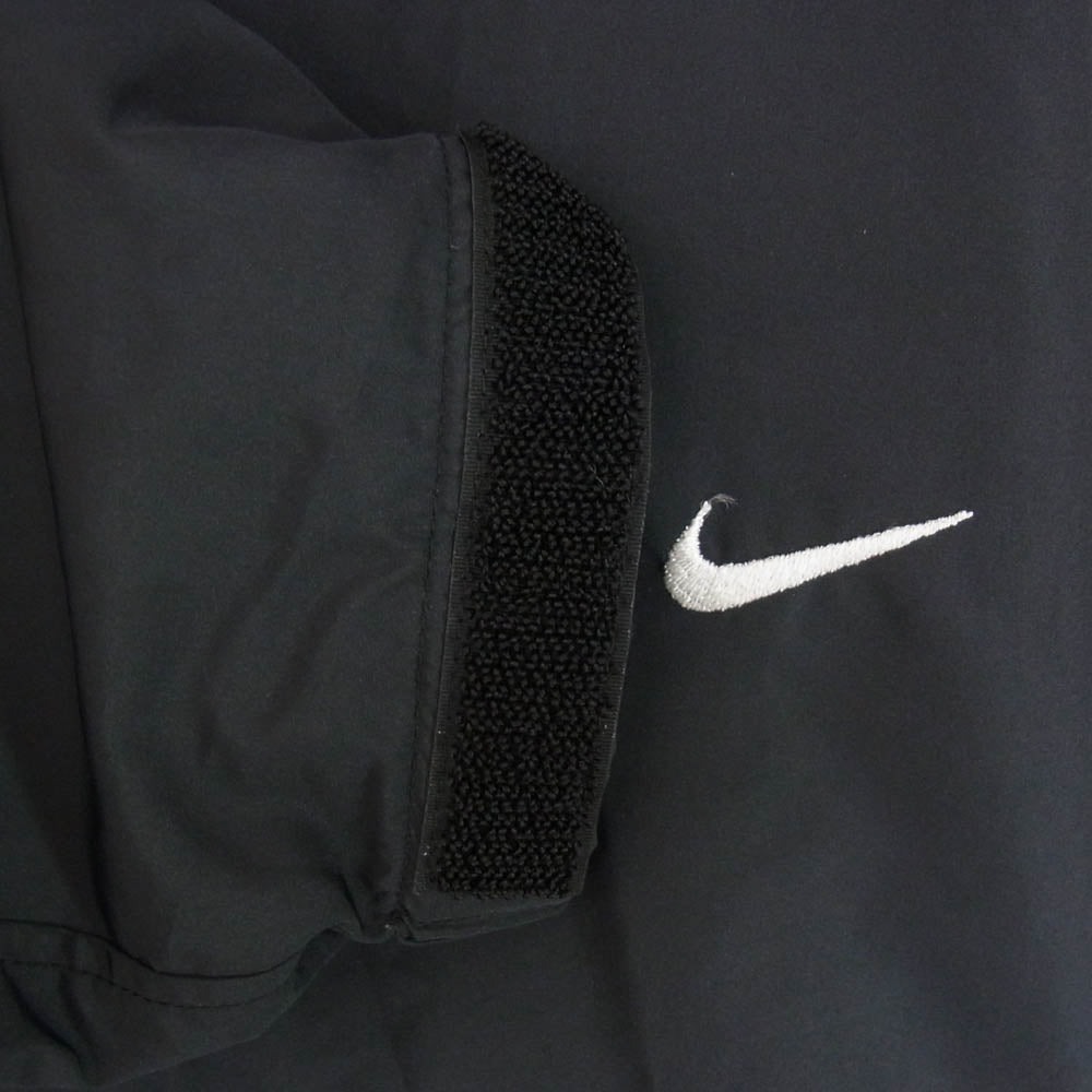 NIKE ナイキ CLIMA FIT ギミック 2WAY ナイロン プルオーバー ブラック系 L【中古】