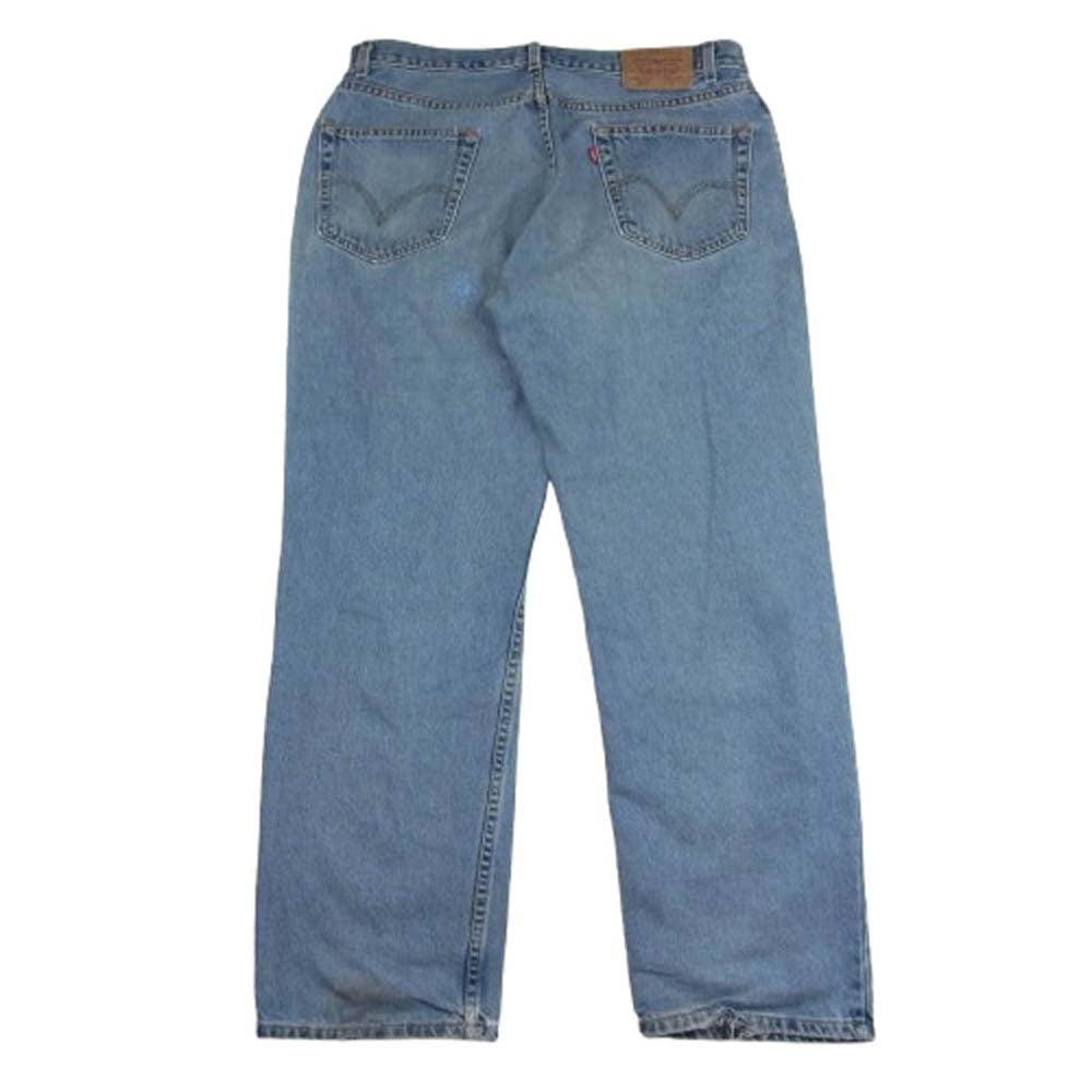 Levi's リーバイス 5504886 カナダ製 05年製 550 RELAXED FIT ワイド バギー ルーズ ジップフライ デニム パンツ インディゴブルー系 W36L32【中古】
