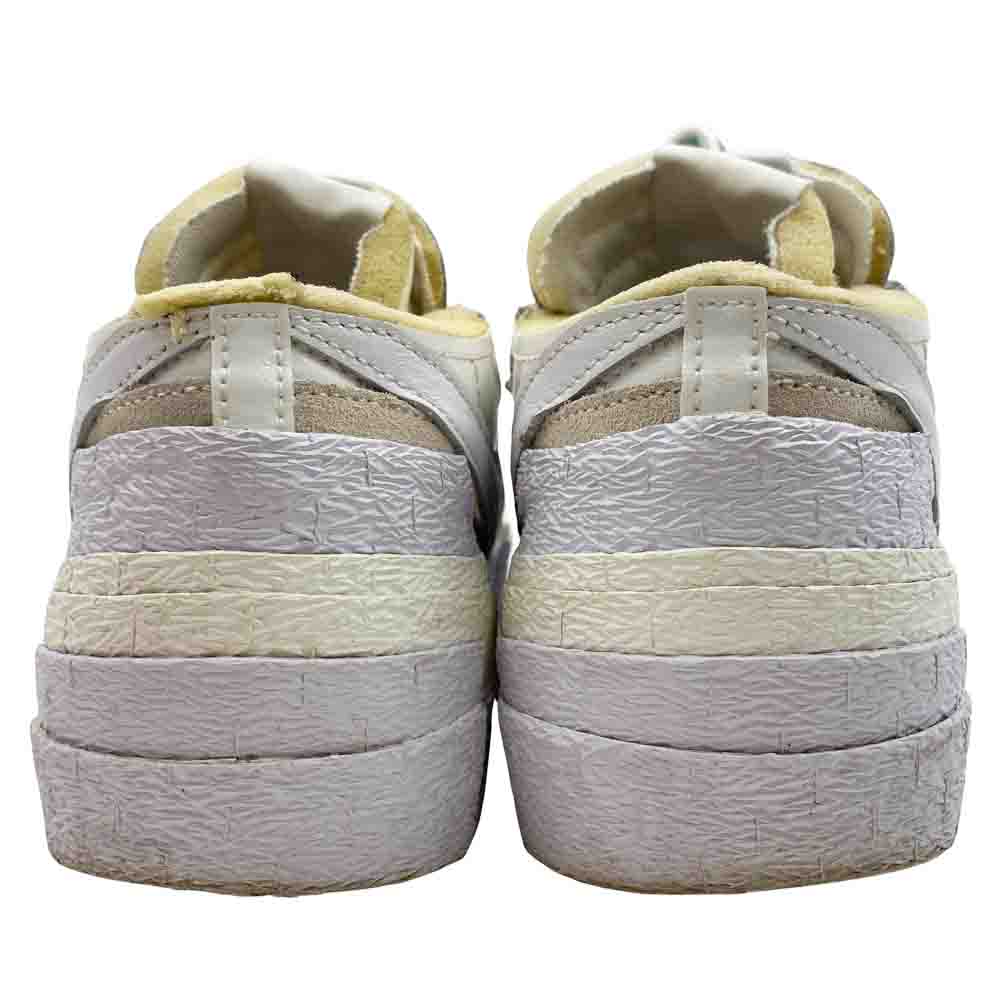 NIKE ナイキ 22AW DM6443-100 × sacai Blazer Low White Patent Leather サカイ ブレーザー ロー ホワイト パテント レザー ローカット スニーカー ホワイト系 27cm【中古】