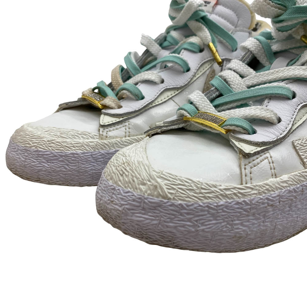 NIKE ナイキ 22AW DM6443-100 × sacai Blazer Low White Patent Leather サカイ ブレーザー ロー ホワイト パテント レザー ローカット スニーカー ホワイト系 27cm【中古】