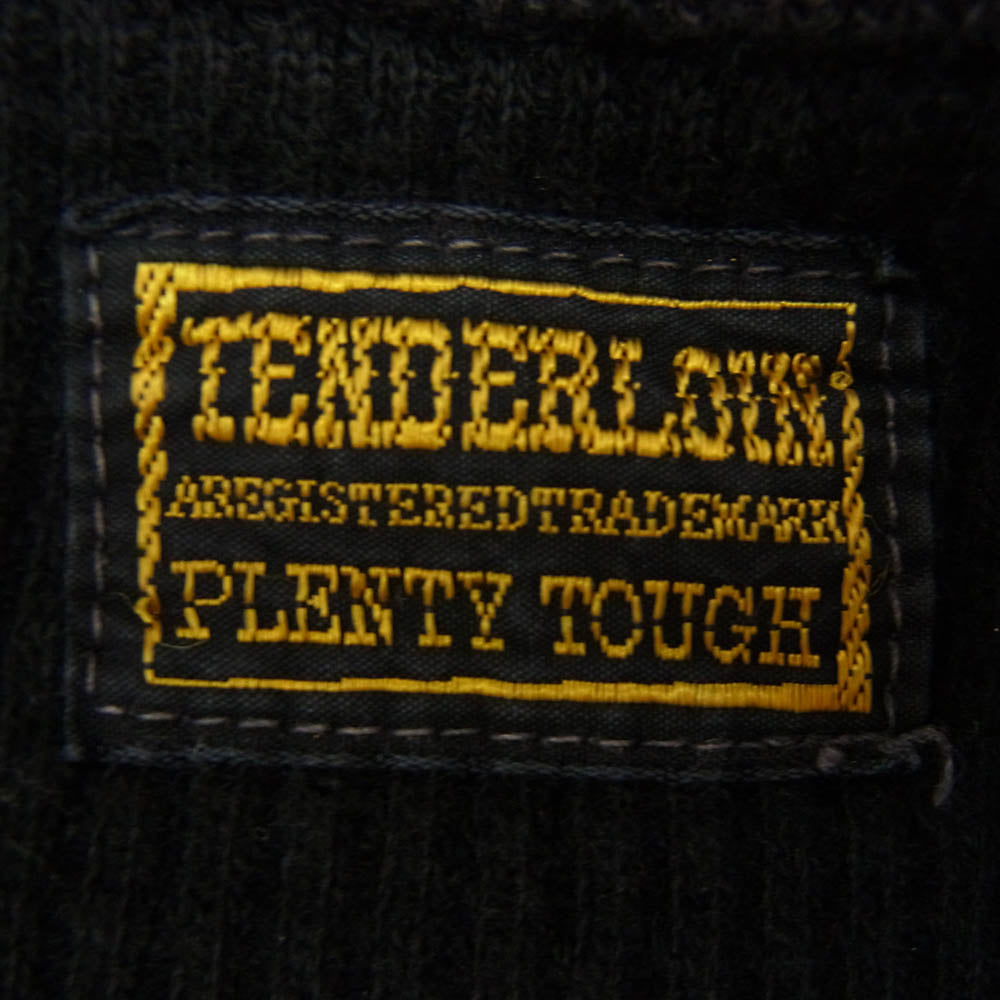 TENDERLOIN テンダーロイン T-WAFFLE ワッフル サーマル カットソー 長袖 Tシャツ ブラック系【中古】